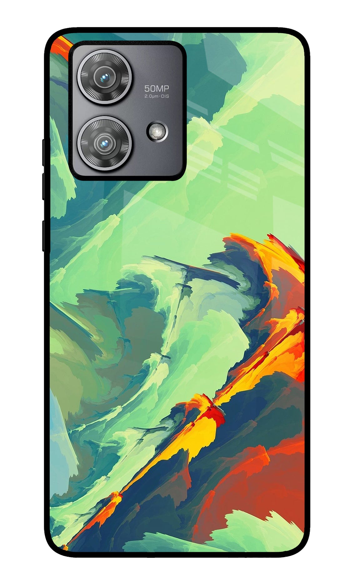 Paint Art Moto Edge 40 Neo Glass Case