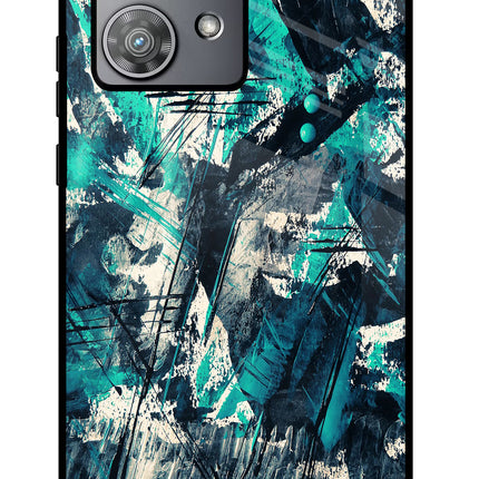 Artwork Moto Edge 40 Neo Glass Case Back Cover by Casekaro