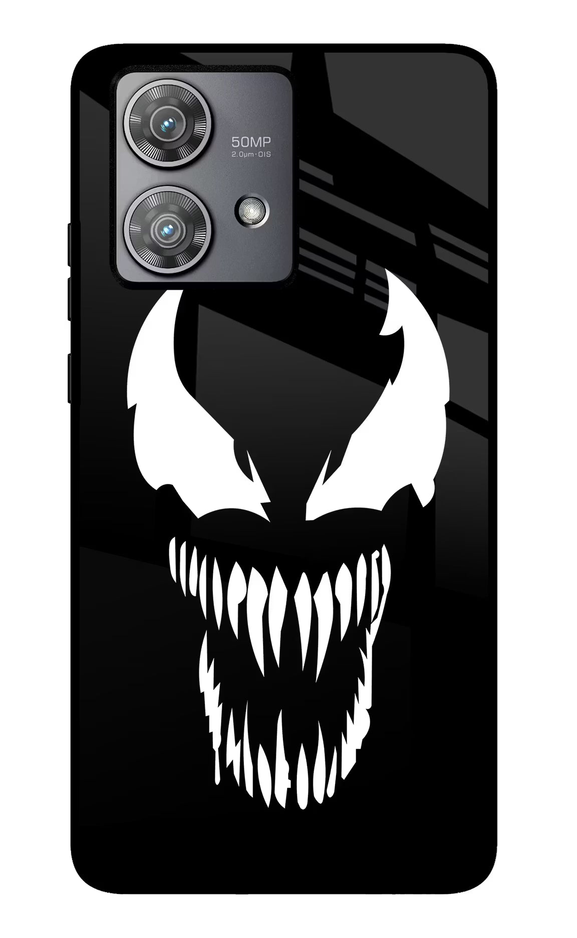Venom Moto Edge 40 Neo Glass Case Back Cover by Casekaro