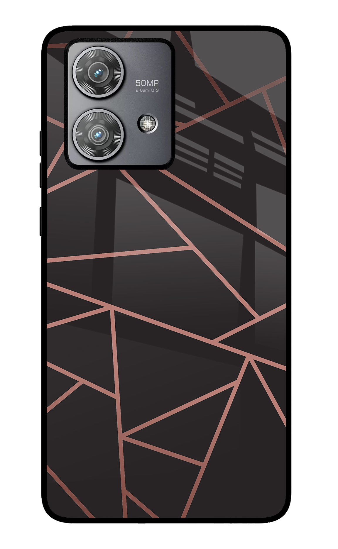 Geometric Pattern Moto Edge 40 Neo Glass Case