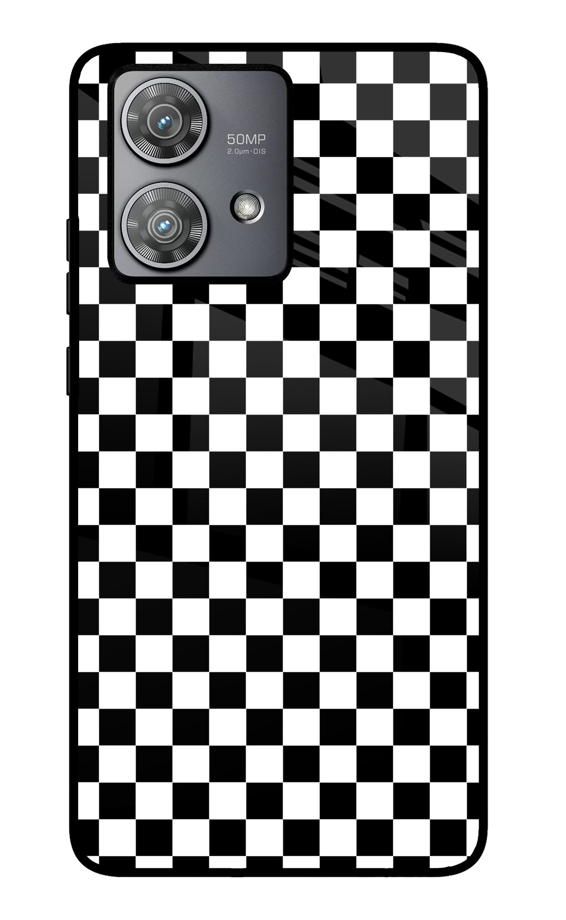 Chess Board Moto Edge 40 Neo Glass Case