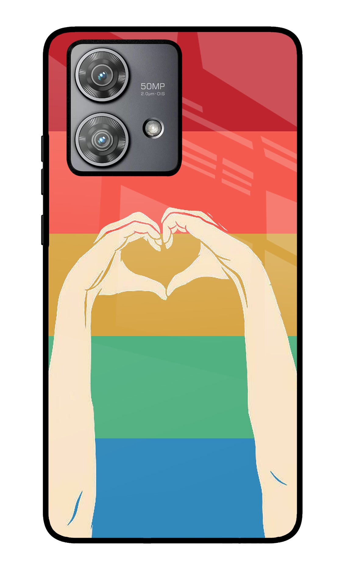 Vintage Love Moto Edge 40 Neo Back Cover