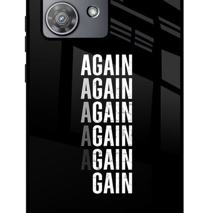 Again Again Gain Moto Edge 40 Neo Glass Case Back Cover by Casekaro
