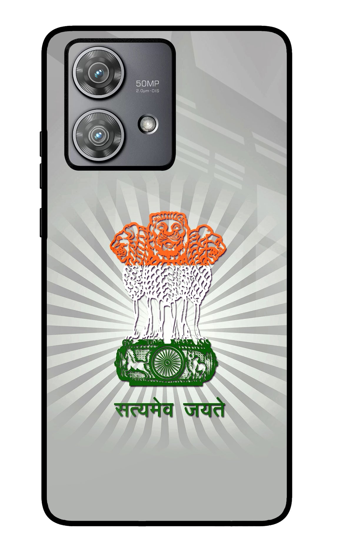 Satyamev Jayate Art Moto Edge 40 Neo Glass Case