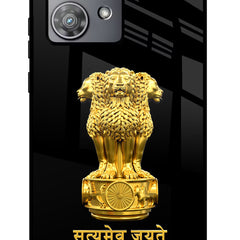 Satyamev Jayate Golden Moto Edge 40 Neo Glass Case