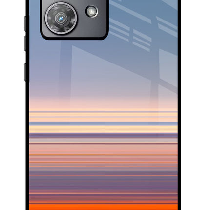 Morning Colors Moto Edge 40 Neo Glass Case Back Cover by Casekaro
