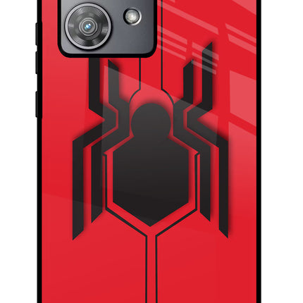 Spider Moto Edge 40 Neo Glass Case Back Cover by Casekaro