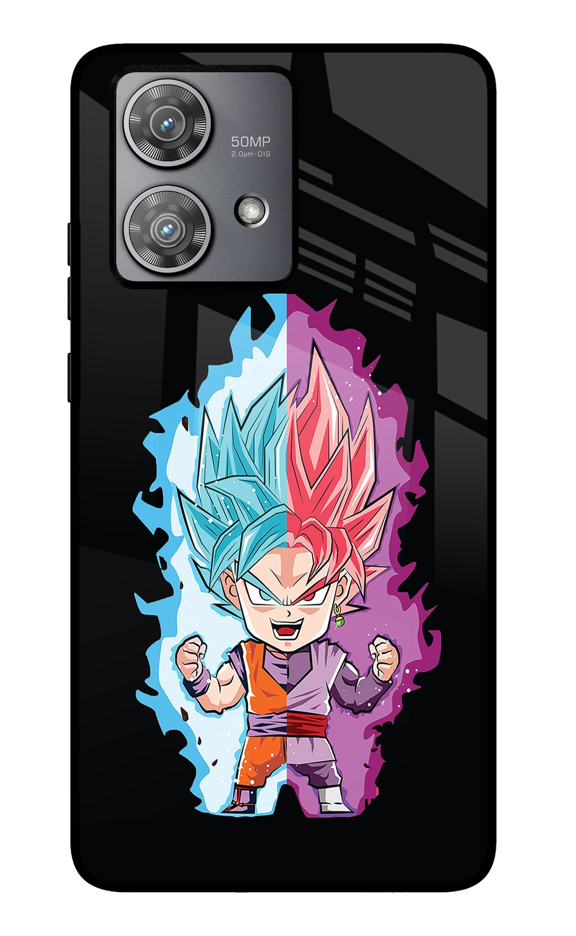 Chota Goku Moto Edge 40 Neo Glass Case