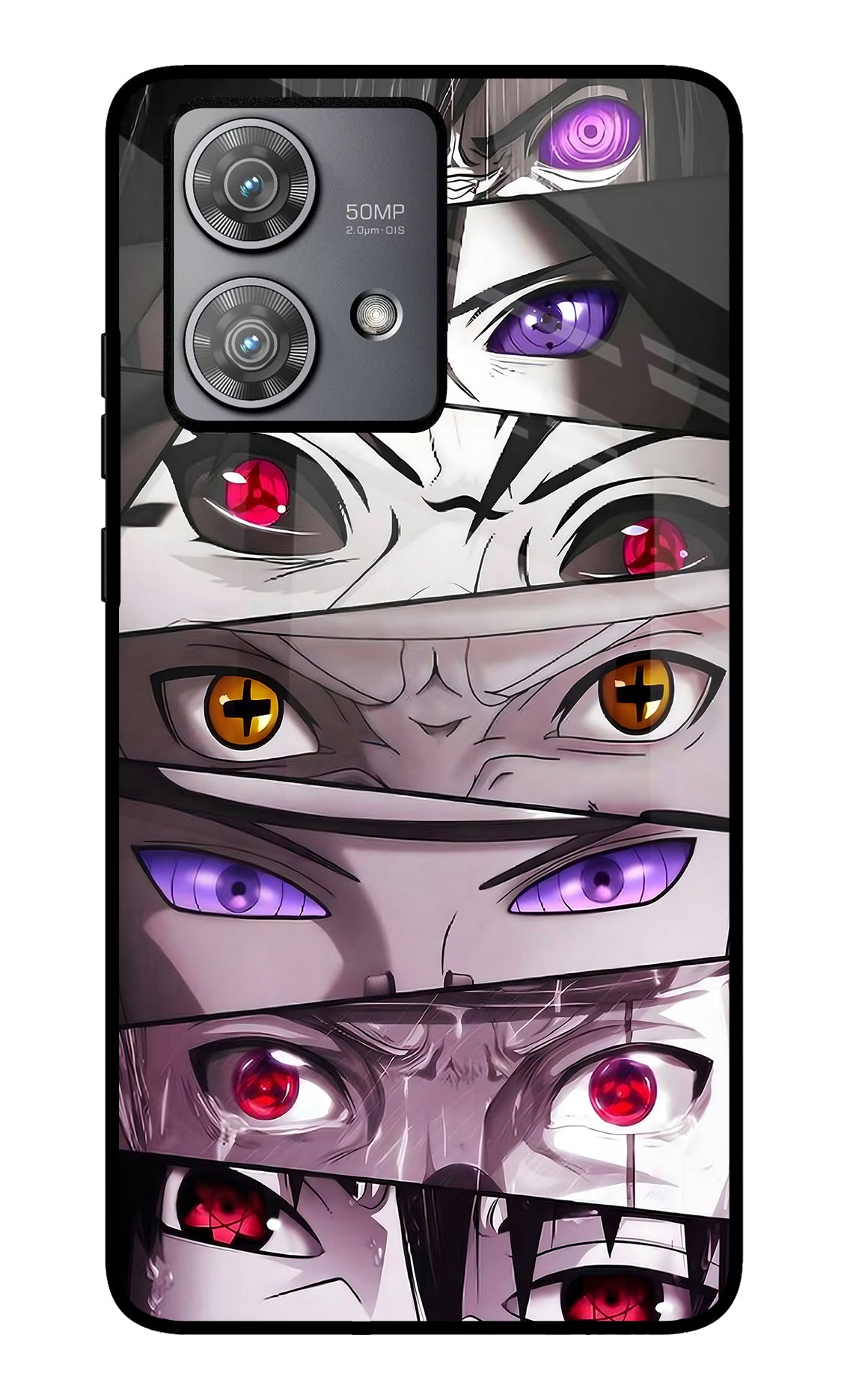 Naruto Anime Moto Edge 40 Neo Glass Case