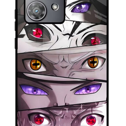 Naruto Anime Moto Edge 40 Neo Glass Case Back Cover by Casekaro