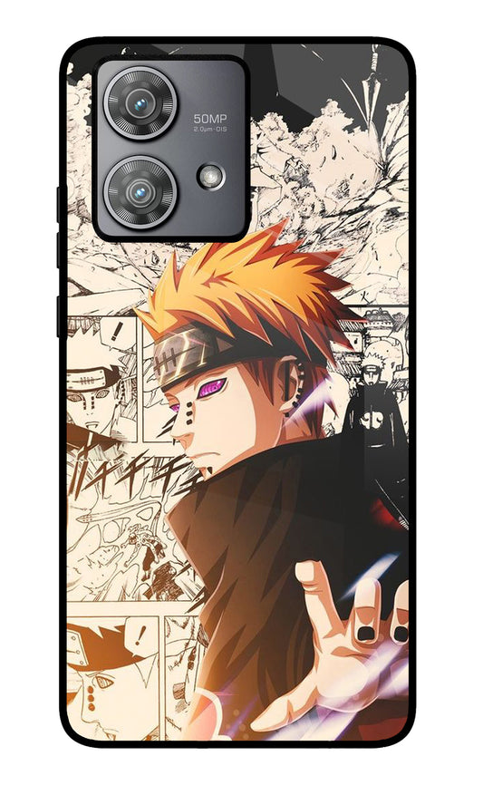 Pain Anime Moto Edge 40 Neo Glass Case