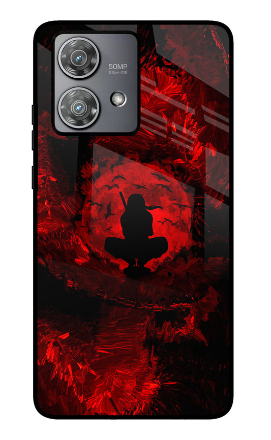 Itachi Uchiha Moto Edge 40 Neo Glass Case