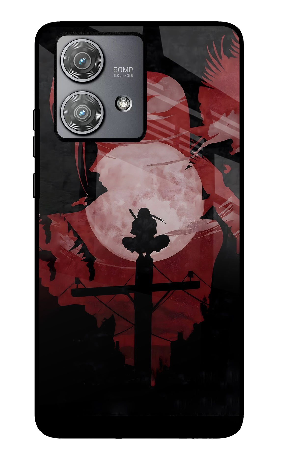 Naruto Anime Moto Edge 40 Neo Glass Case