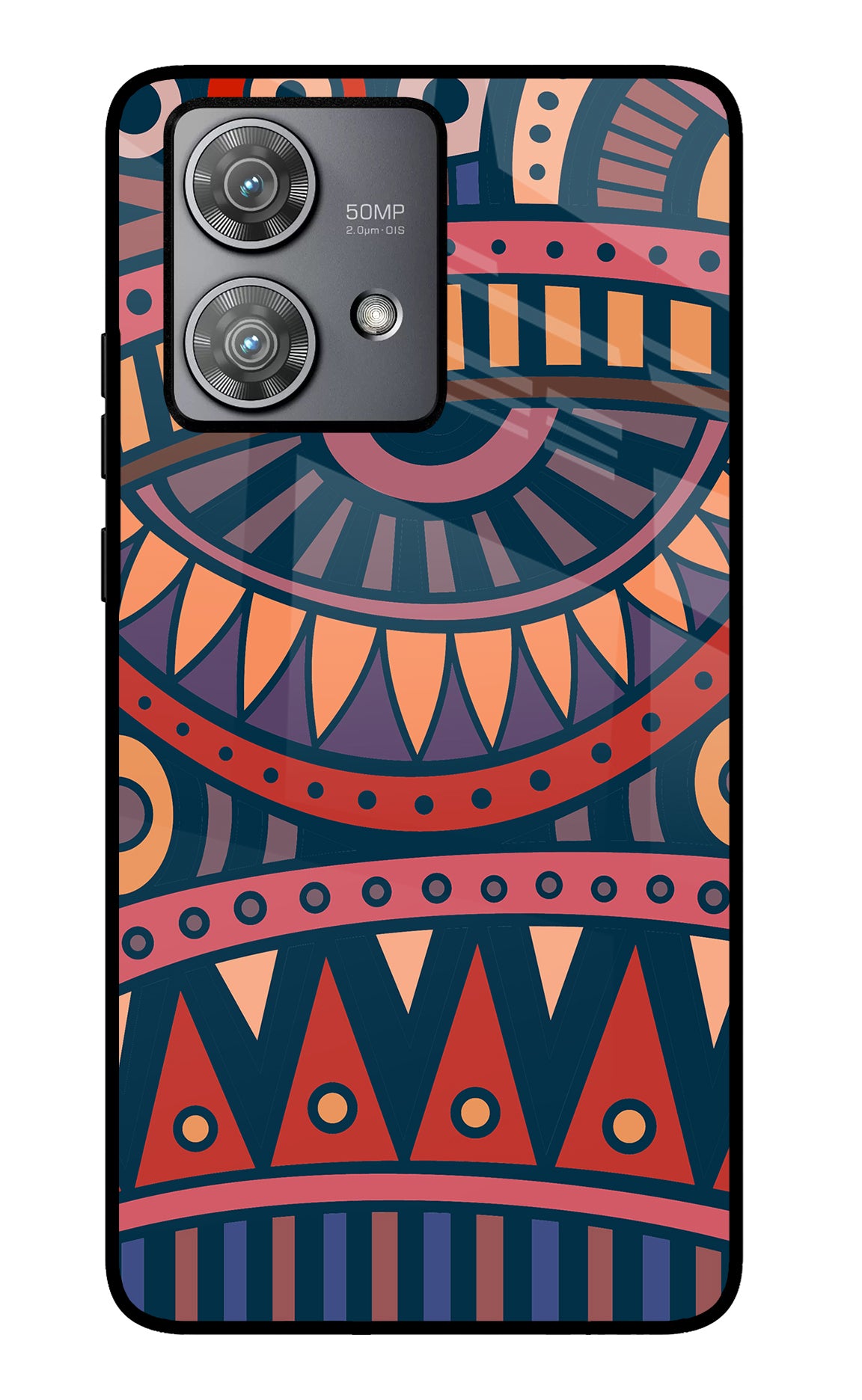 African Culture Design Moto Edge 40 Neo Glass Case