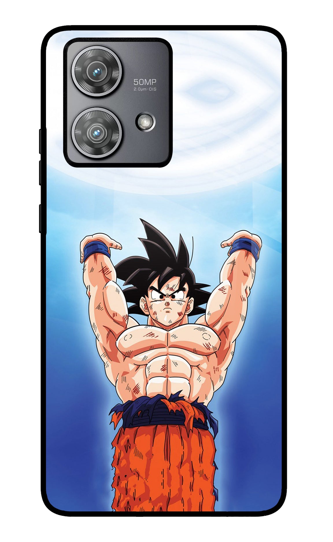 Goku Power Moto Edge 40 Neo Glass Case