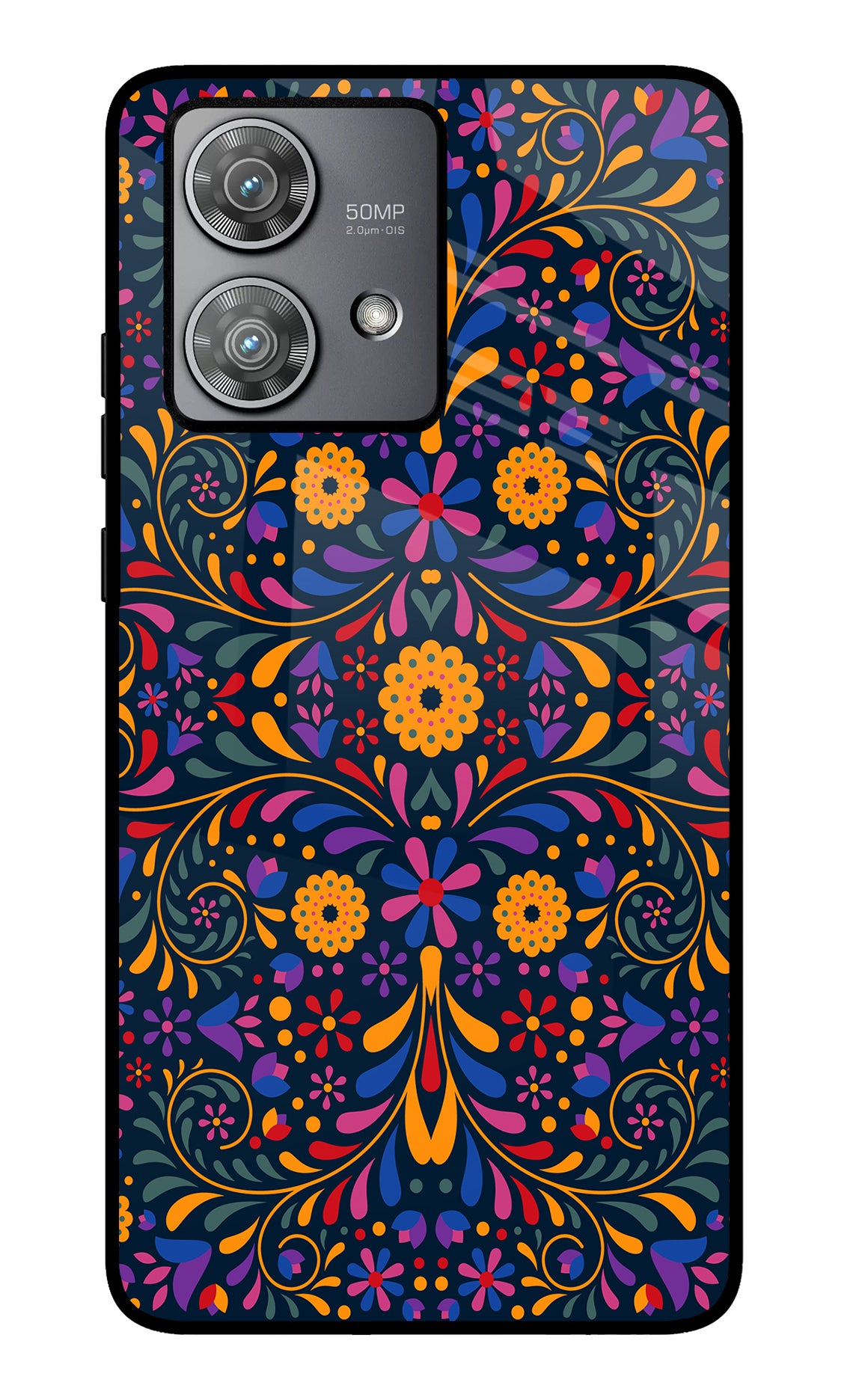 Mexican Art Moto Edge 40 Neo Glass Case