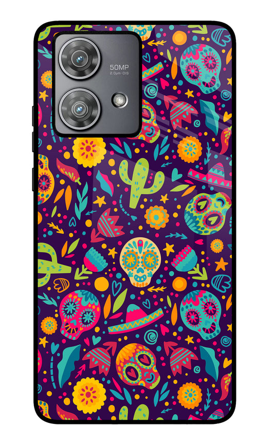 Mexican Design Moto Edge 40 Neo Glass Case