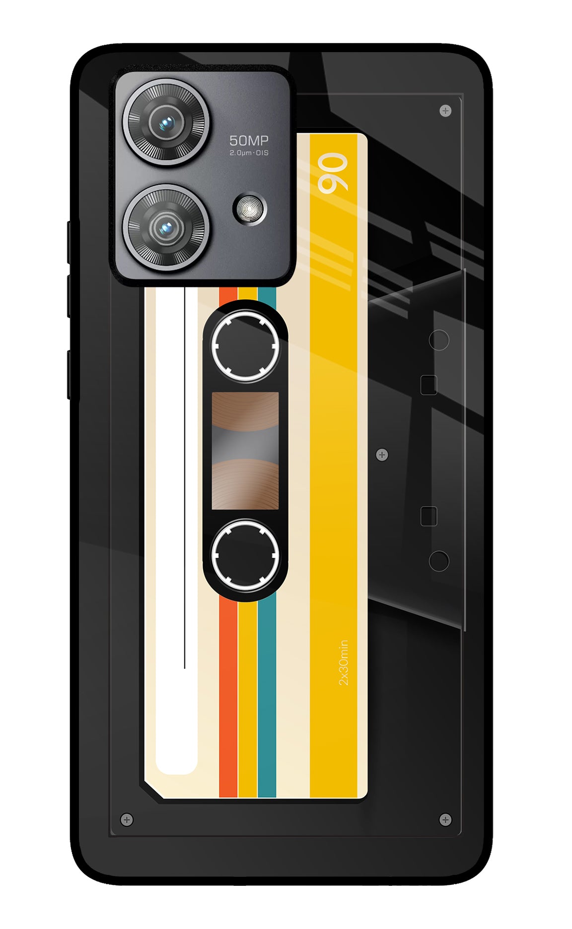 Tape Cassette Moto Edge 40 Neo Glass Case