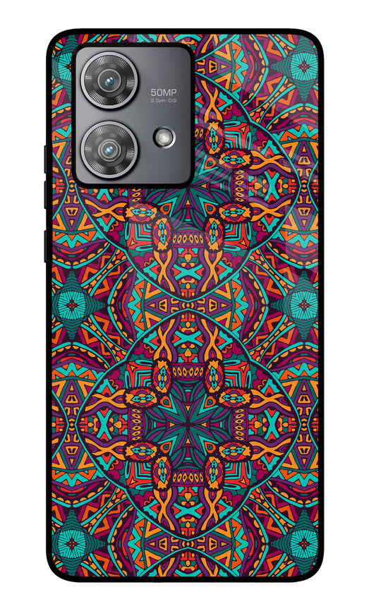 Colour Mandala Moto Edge 40 Neo Glass Case