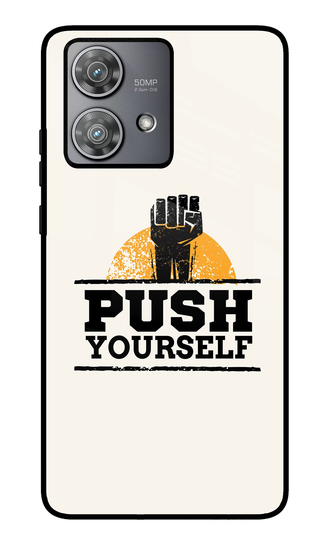 Push Yourself Moto Edge 40 Neo Glass Case