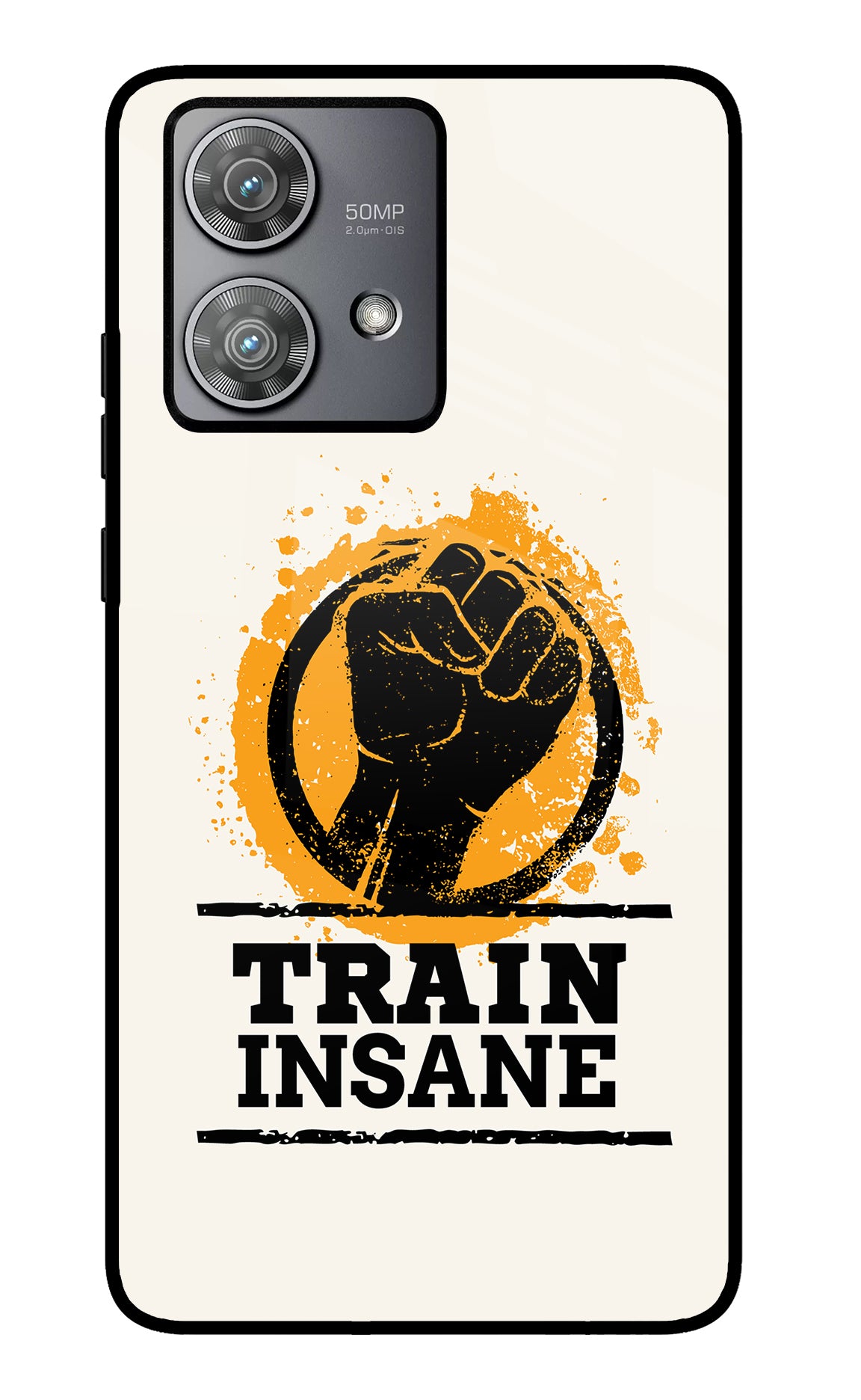 Train Insane Moto Edge 40 Neo Glass Case