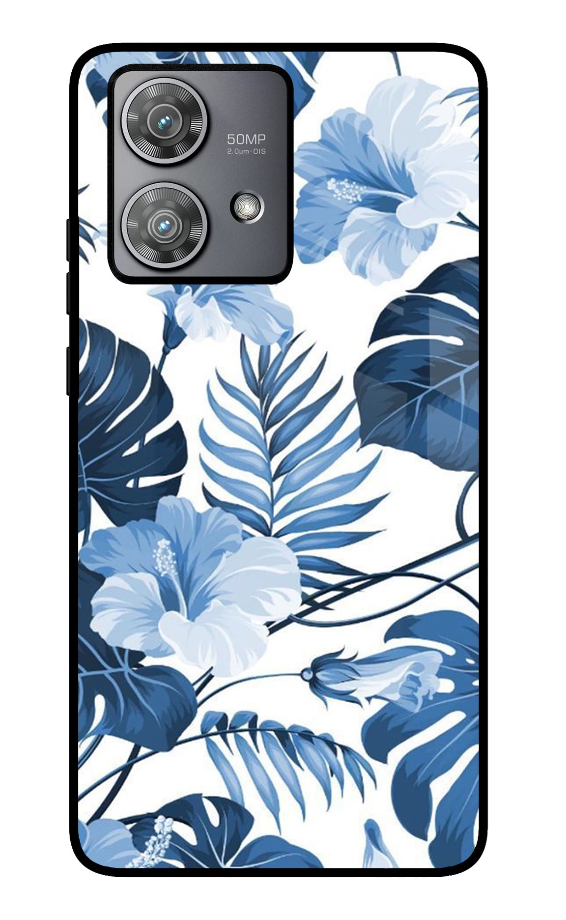 Fabric Art Moto Edge 40 Neo Glass Case