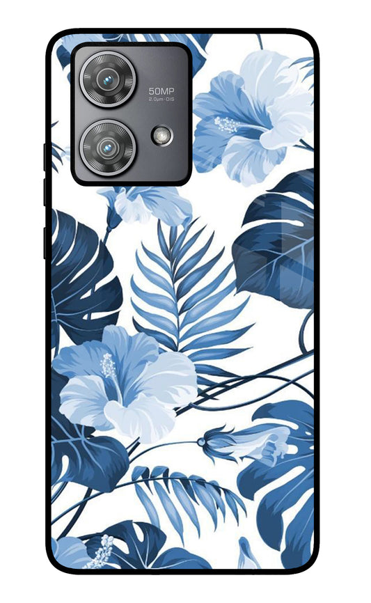 Fabric Art Moto Edge 40 Neo Glass Case