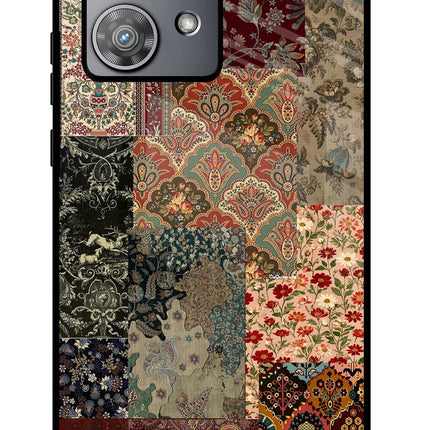 Desi Print Moto Edge 40 Neo Glass Case Back Cover by Casekaro