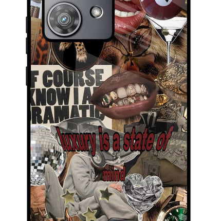 Luxury Moto Edge 40 Neo Glass Case Back Cover by Casekaro