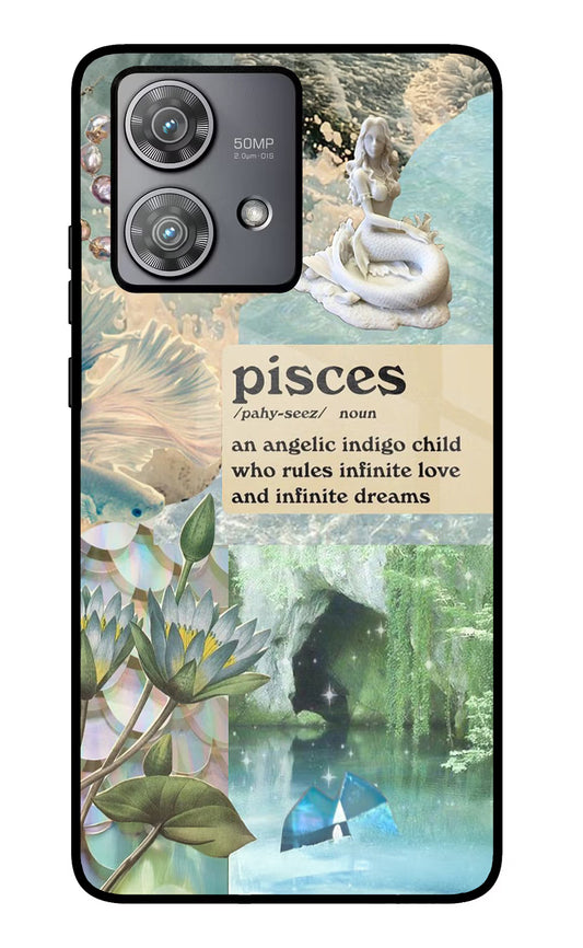 Pisces Zodiac Moto Edge 40 Neo Glass Case