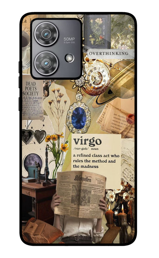 Virgo Zodiac Moto Edge 40 Neo Glass Case