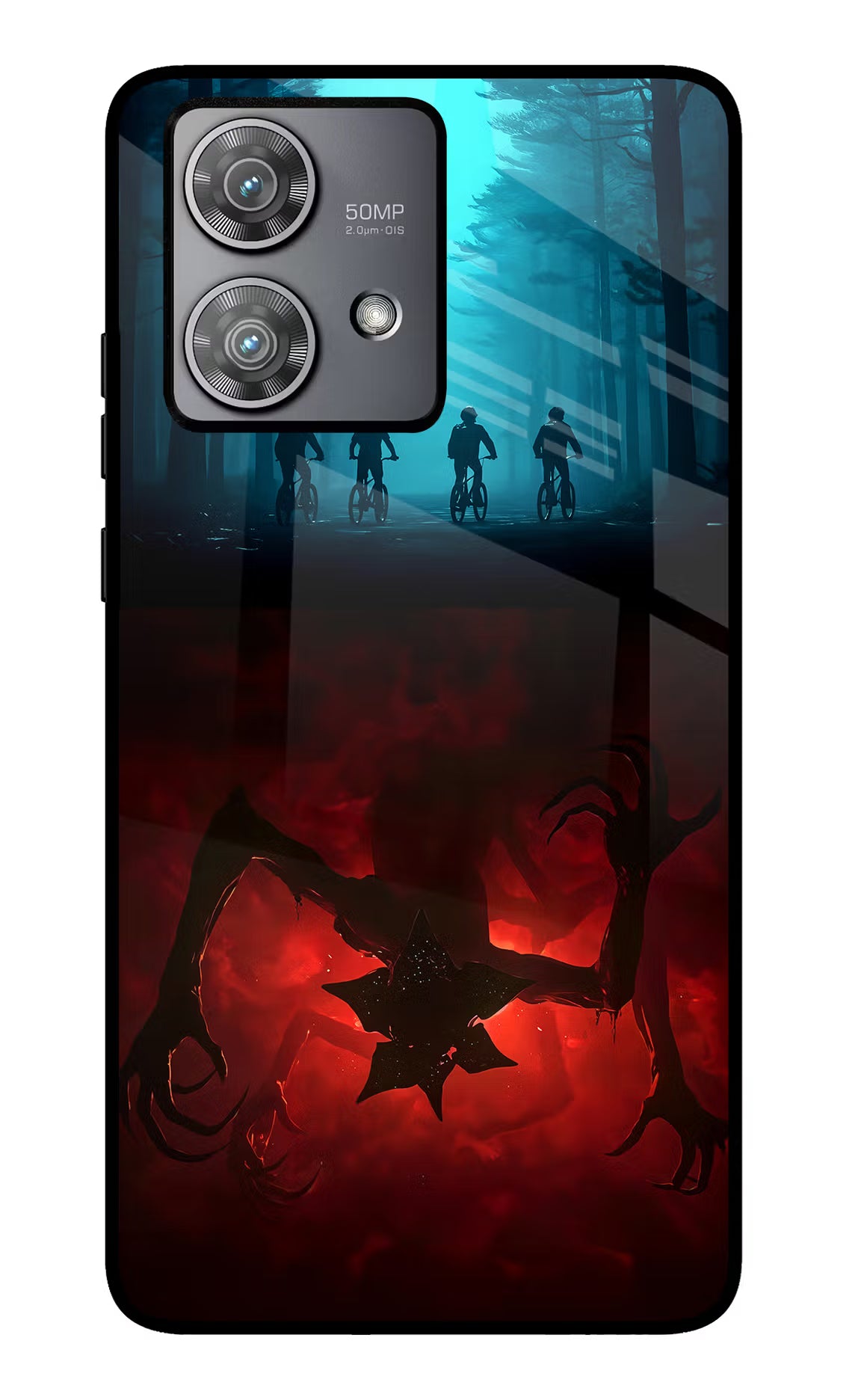 Ordinary Things Downside Up Moto Edge 40 Neo Glass Case Back Cover by Casekaro