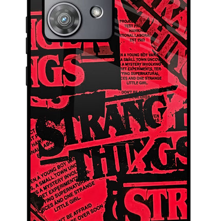 Ordinary Things Moto Edge 40 Neo Glass Case Back Cover by Casekaro