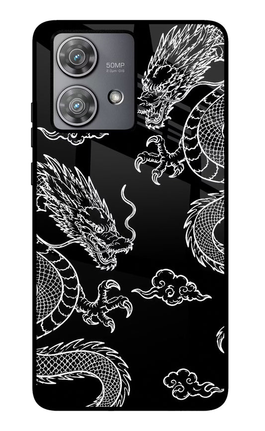 Twin Dragons Moto Edge 40 Neo Glass Case