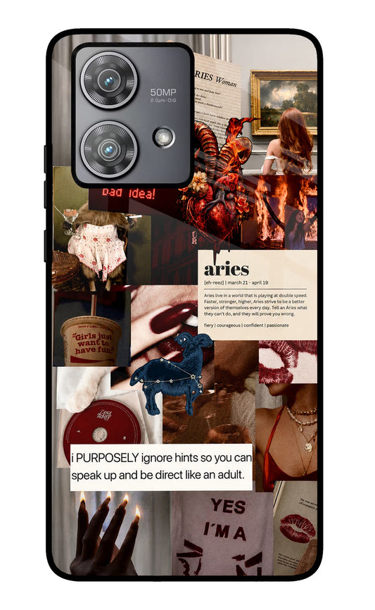 Zodiac Aries Moto Edge 40 Neo Glass Case