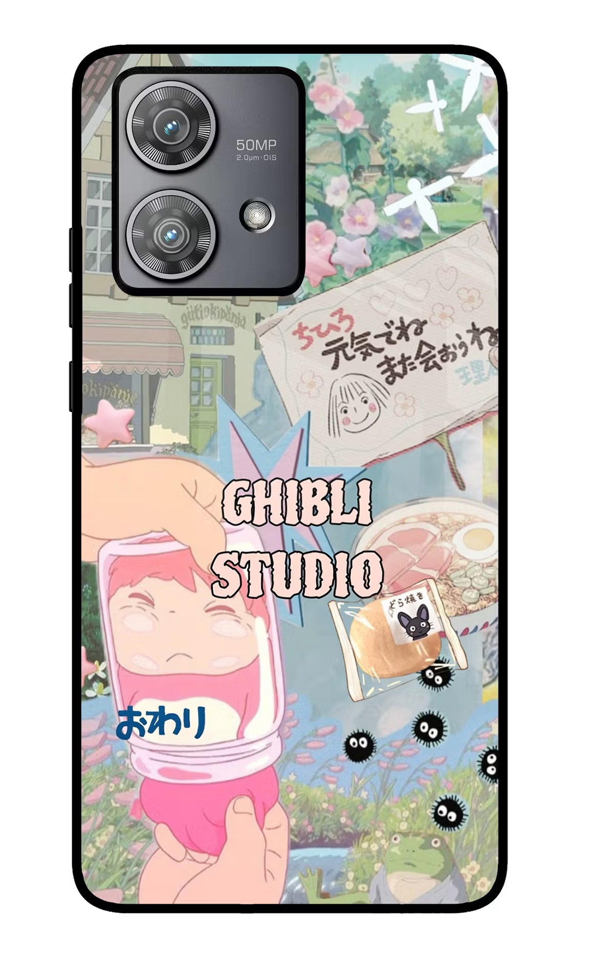Studio Ghibli Moto Edge 40 Neo Glass Case