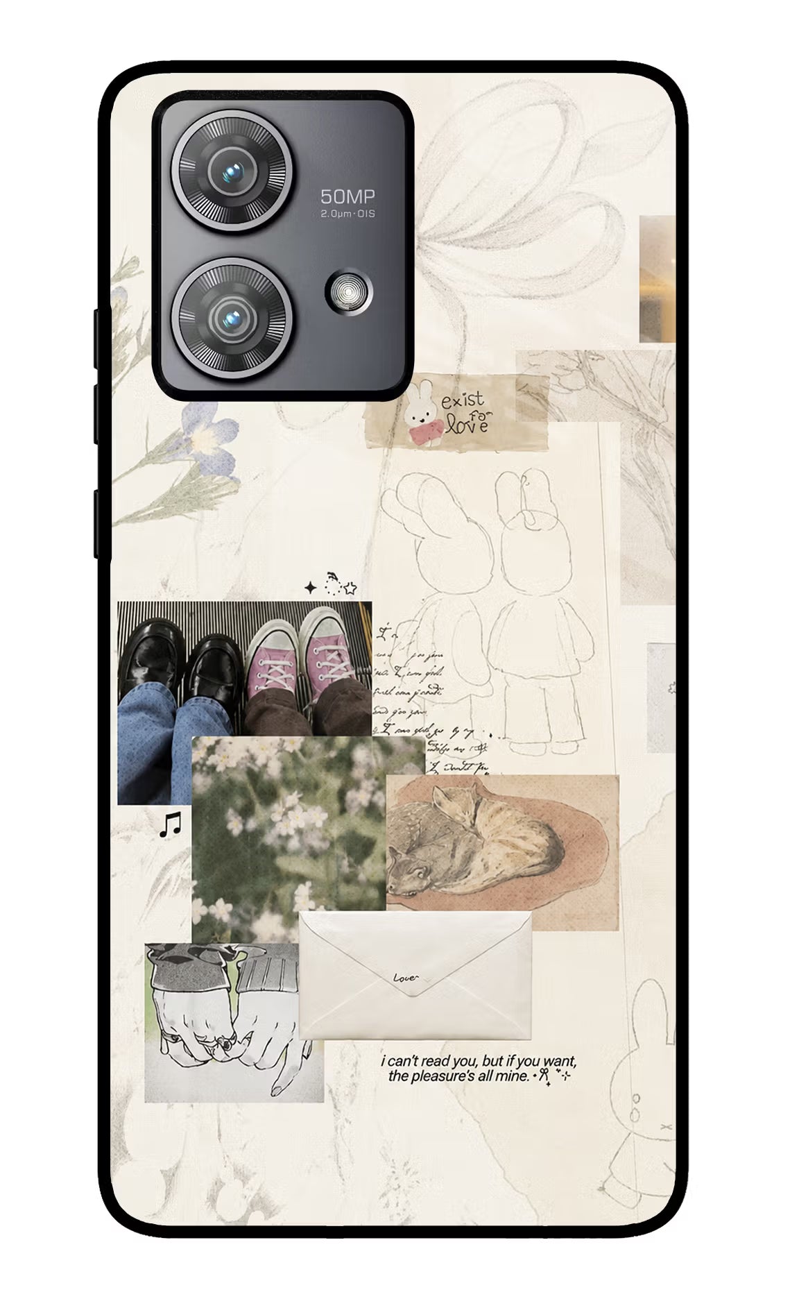 Soft Aesthetic Moto Edge 40 Neo Glass Case