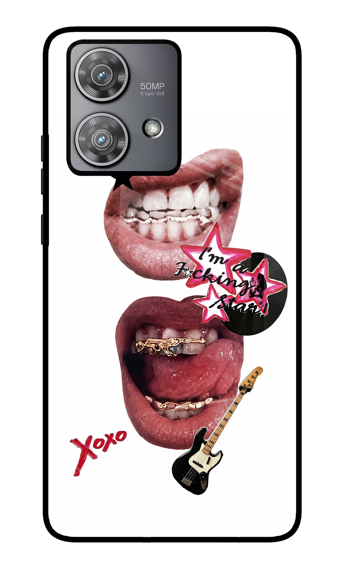 Rockstar Moto Edge 40 Neo Glass Case
