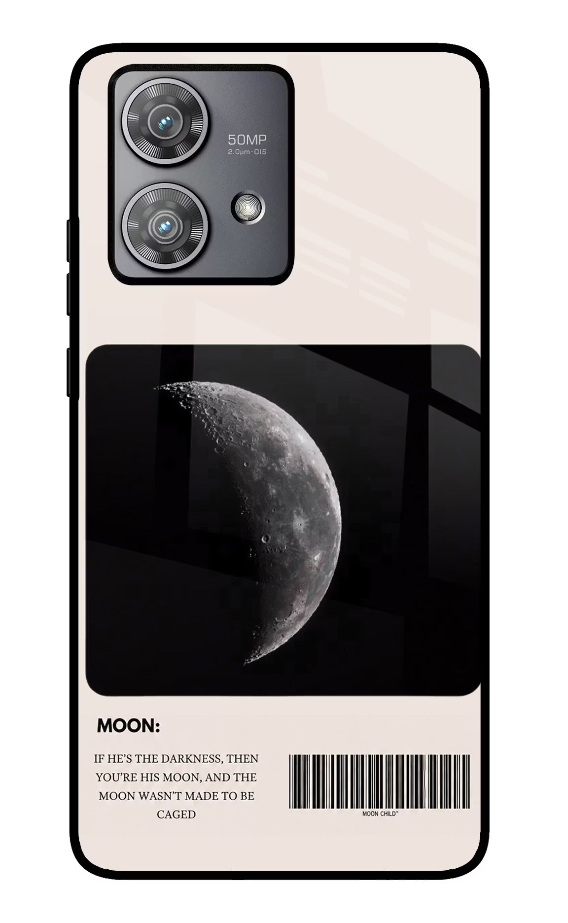 Moon Phase Moto Edge 40 Neo Glass Case