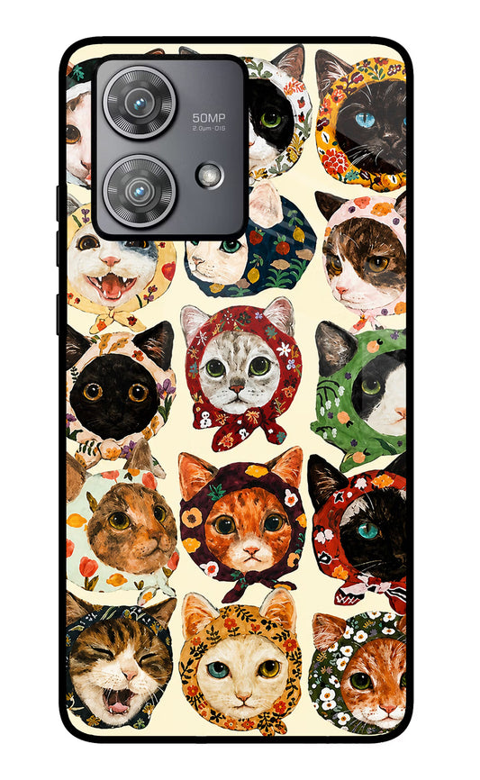 Cool Cat Moto Edge 40 Neo Glass Case