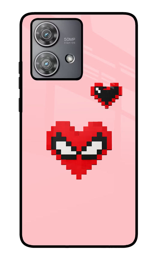 Gwen Heart Moto Edge 40 Neo Glass Case