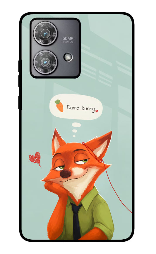 Nick Charm Moto Edge 40 Neo Glass Case