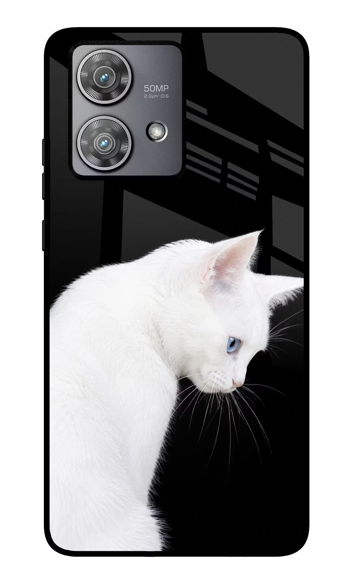 Snow Gaze Moto Edge 40 Neo Glass Case