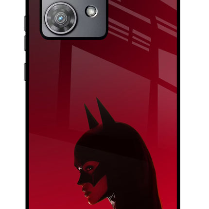 Night Thief Moto Edge 40 Neo Glass Case Back Cover by Casekaro