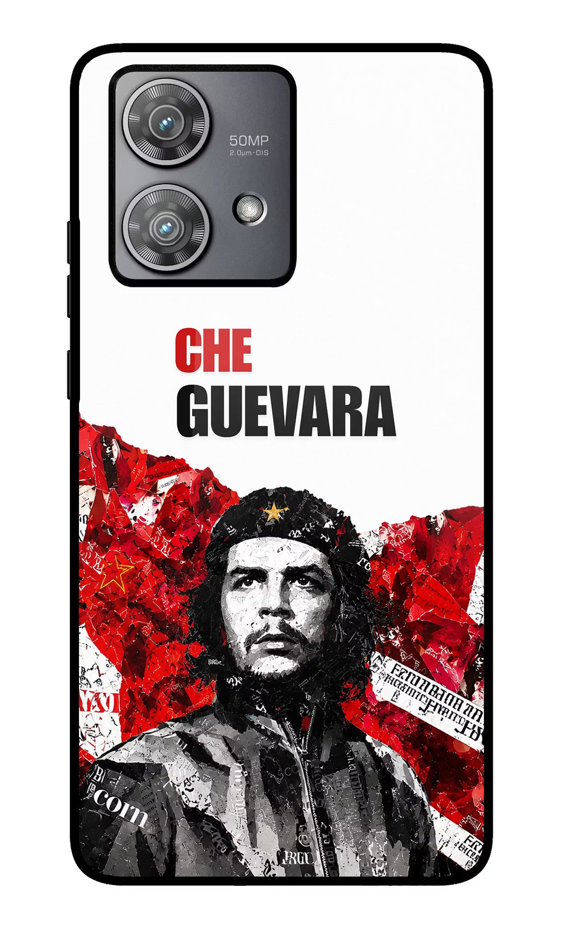 Che Guevara Revolution Moto Edge 40 Neo Glass Case