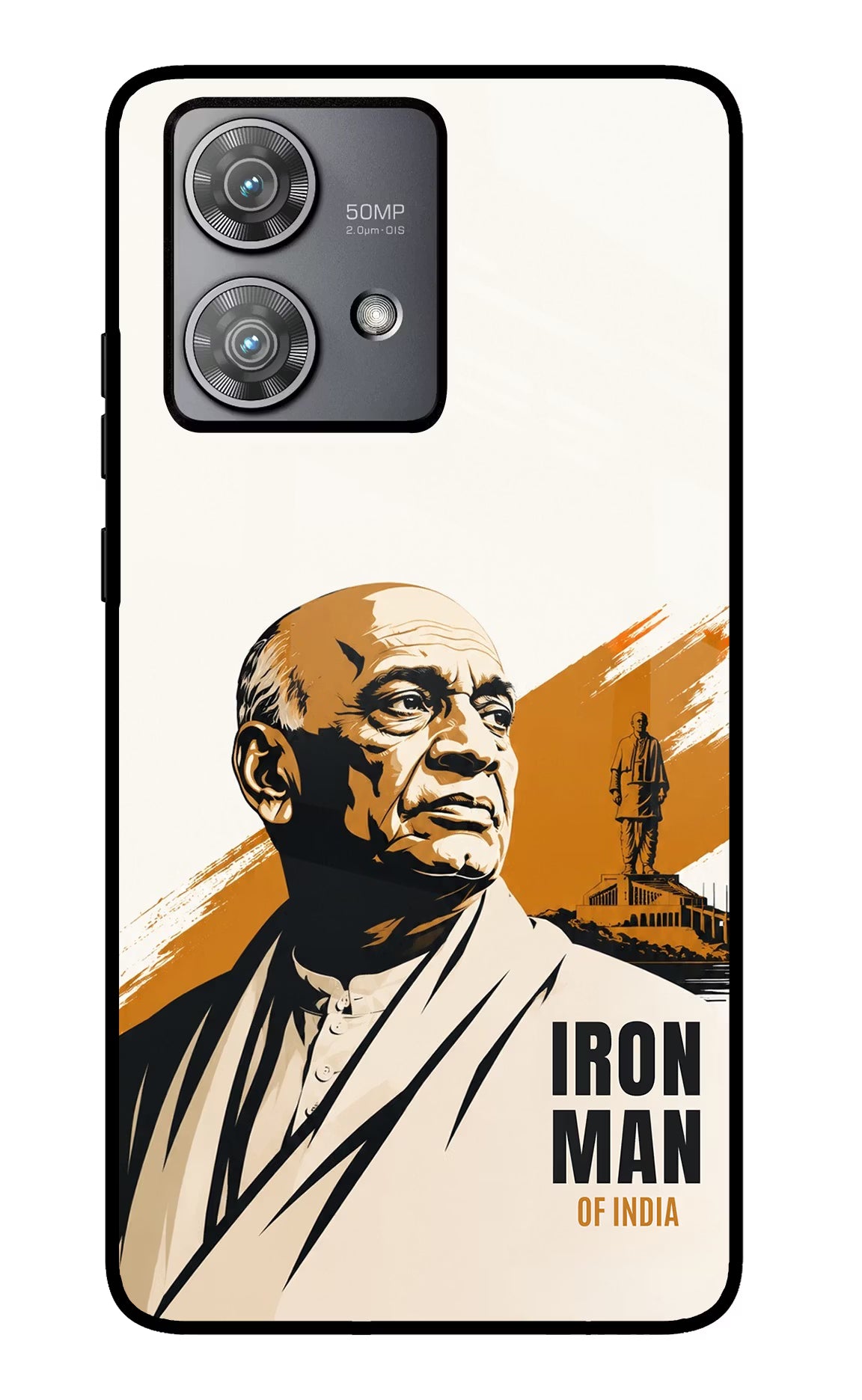 Chandrashekhar Azad Fearless Moto Edge 40 Neo Glass Case