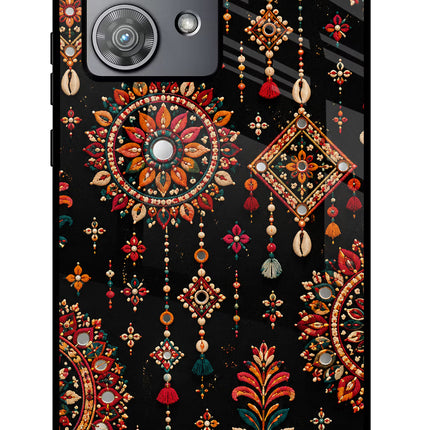 Boho Noir Moto Edge 40 Neo Glass Case