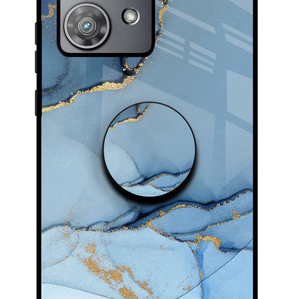Blue Marble Moto Edge 40 Neo Pop Case by Casekaro