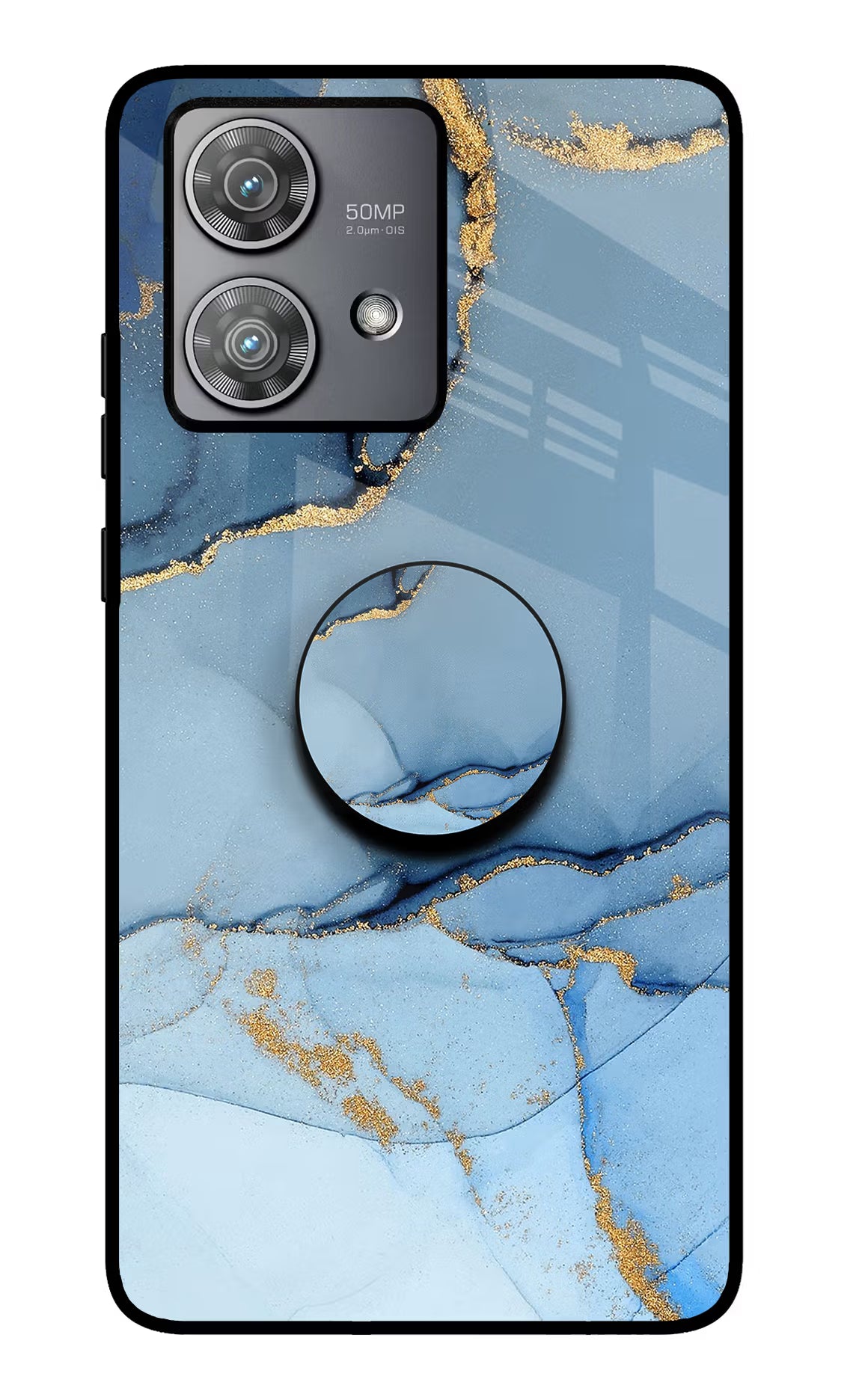 Blue Marble Moto Edge 40 Neo Pop Case by Casekaro