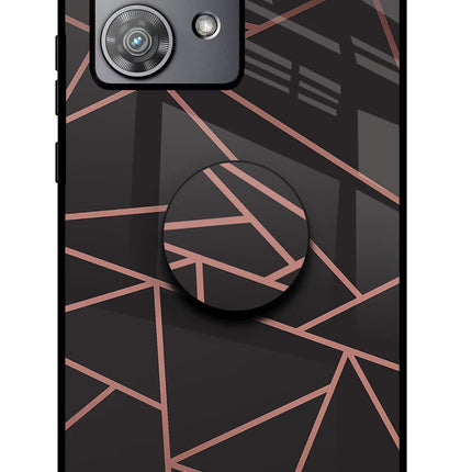 Geometric Pattern Moto Edge 40 Neo Pop Case by Casekaro